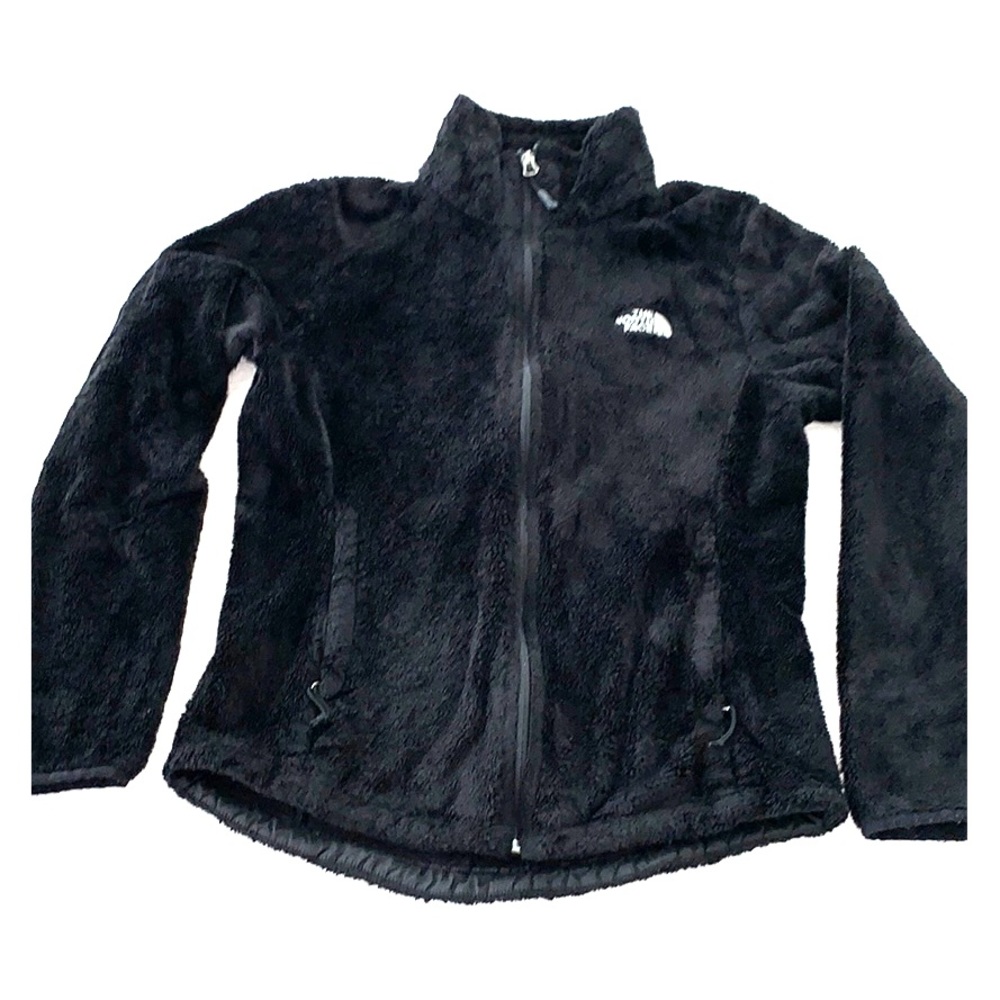 North Face Women’s S/P Black Furry Fleece Jacket